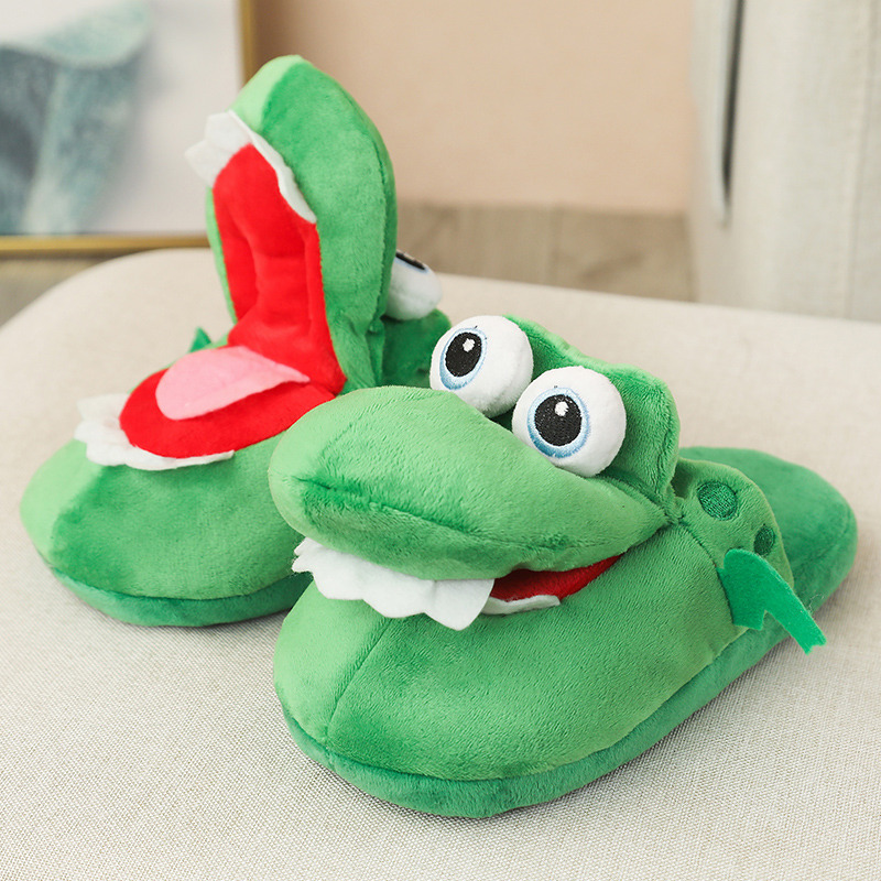 plush indoor slippers